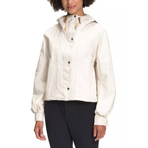 The North Face Hooded Rain Jacket White Size XL 2711